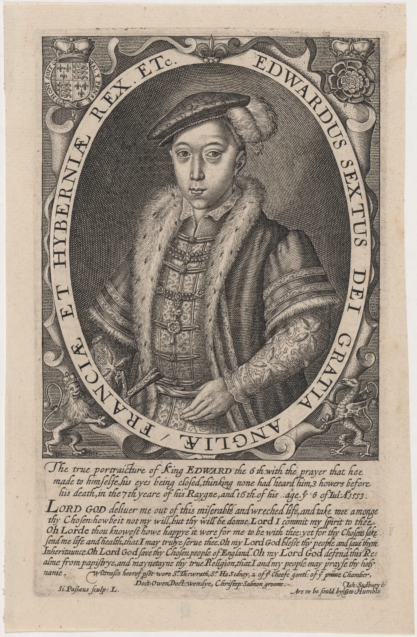 Edward VI of England, detail