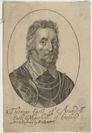 Thomas Howard, Earl of Arundel, by Wenceslaus Hollar, ink, 1642