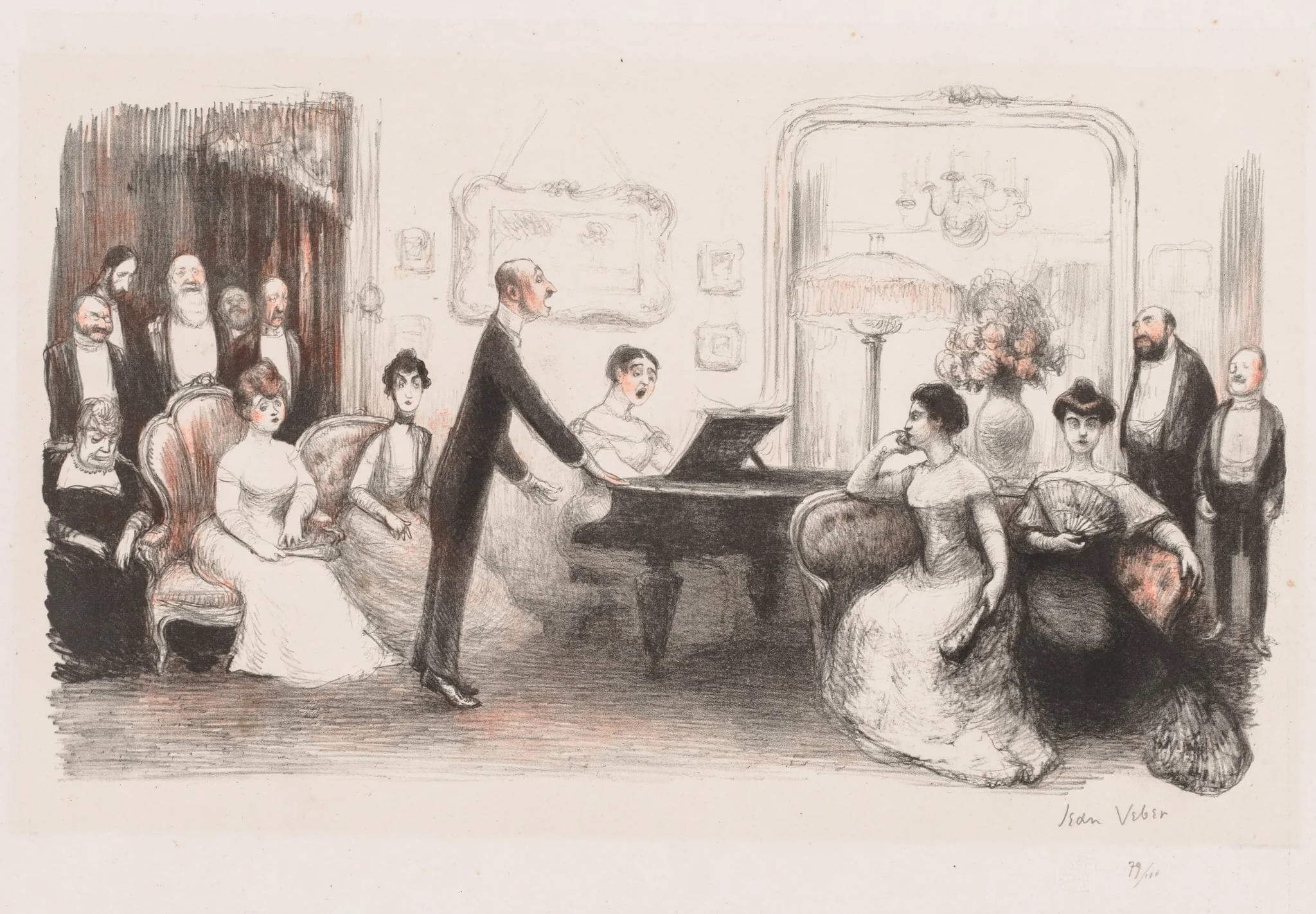 La Soirée Bourgeoise, detail