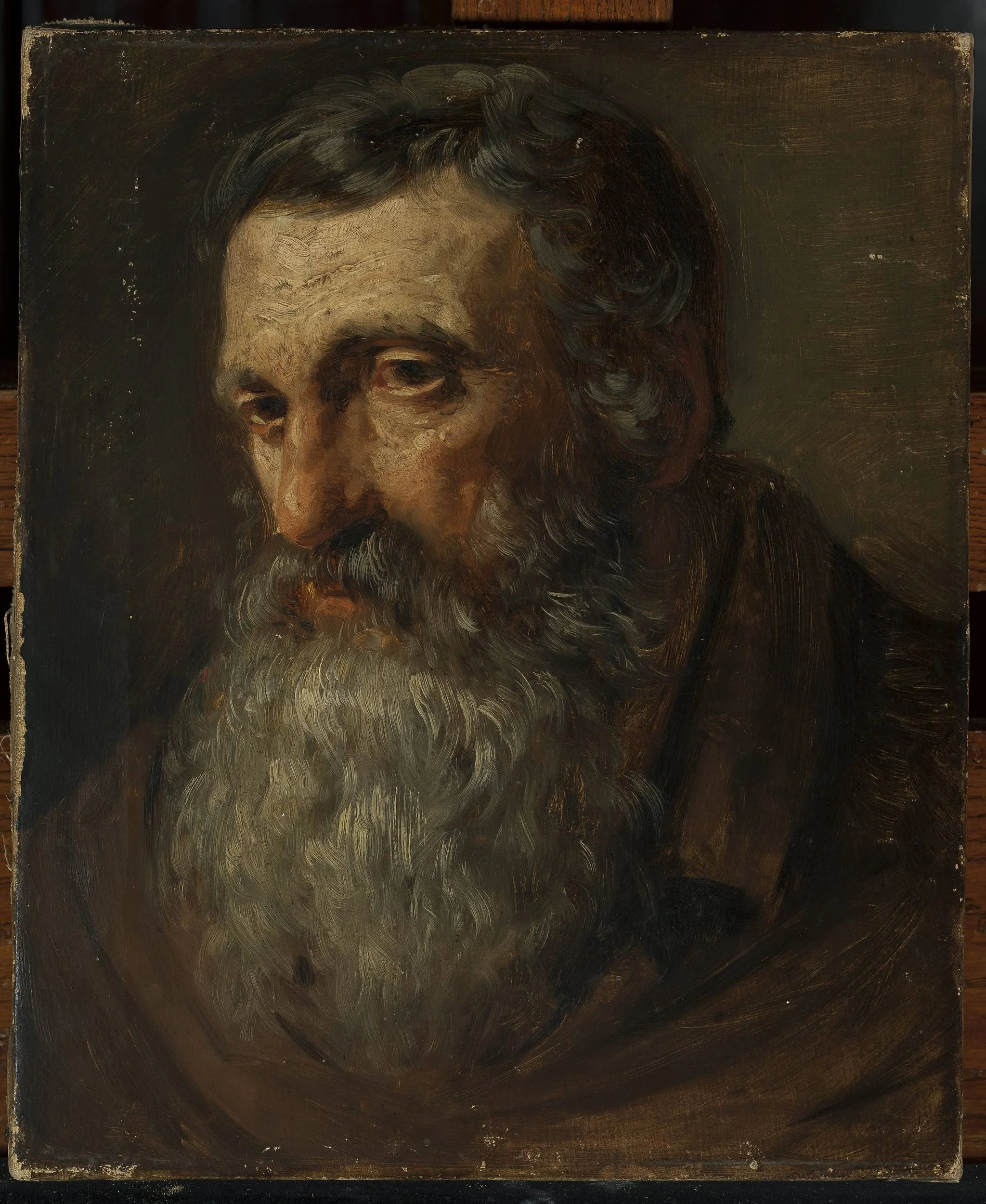Portrait of Teodor Kobylański, detail