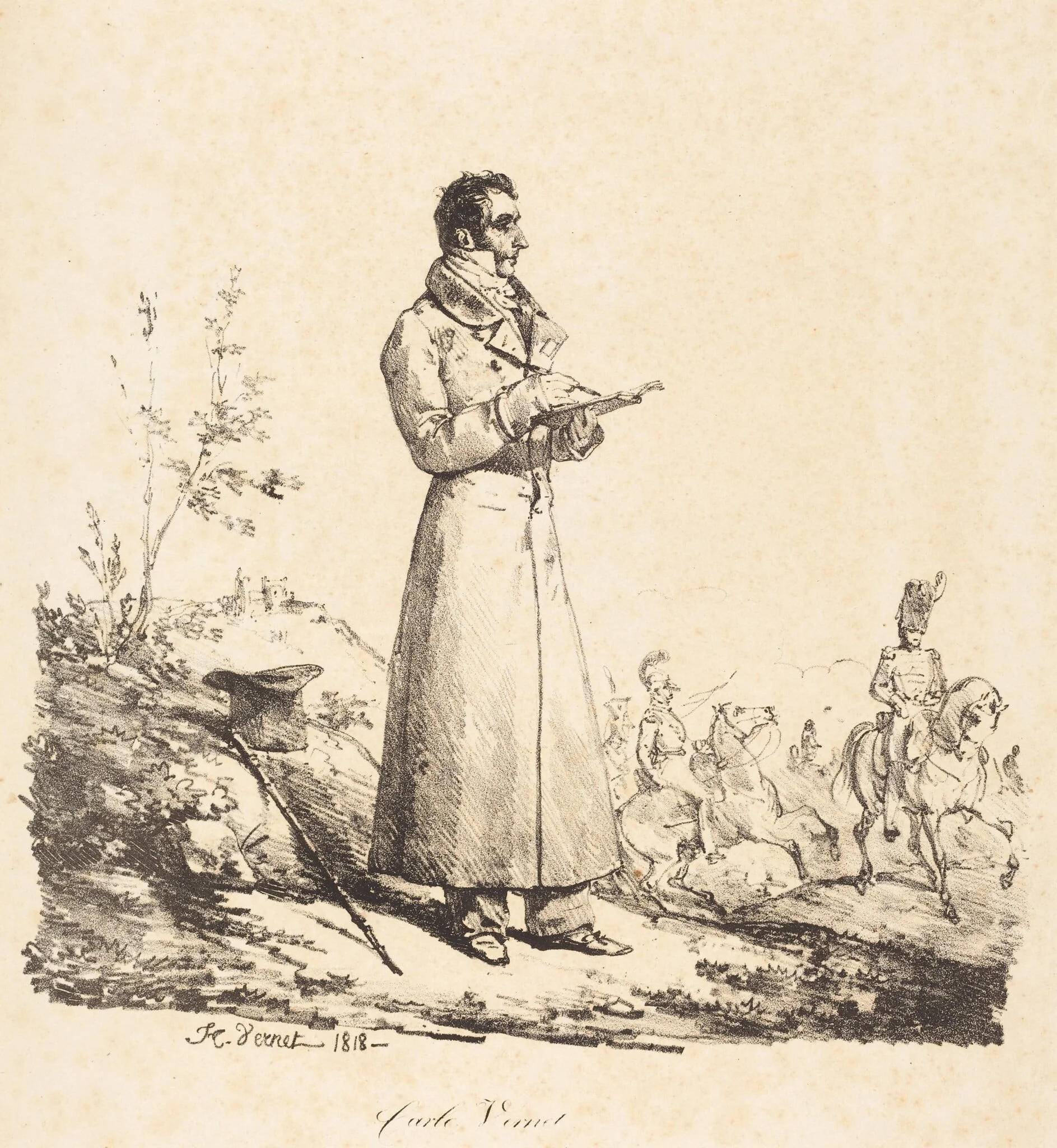 Carle Vernet, Full-Length, detail