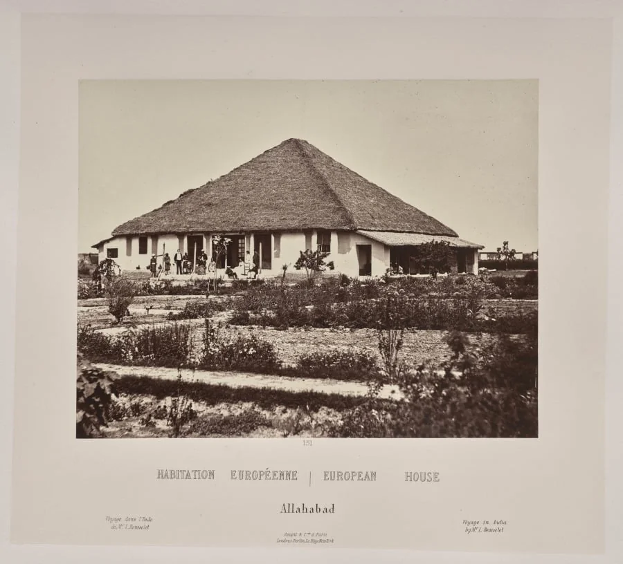 European House, Allahabad, detail