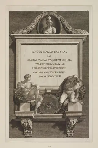 Schola Italica Picturæ, by Giuseppe Sforza Perini, 1750