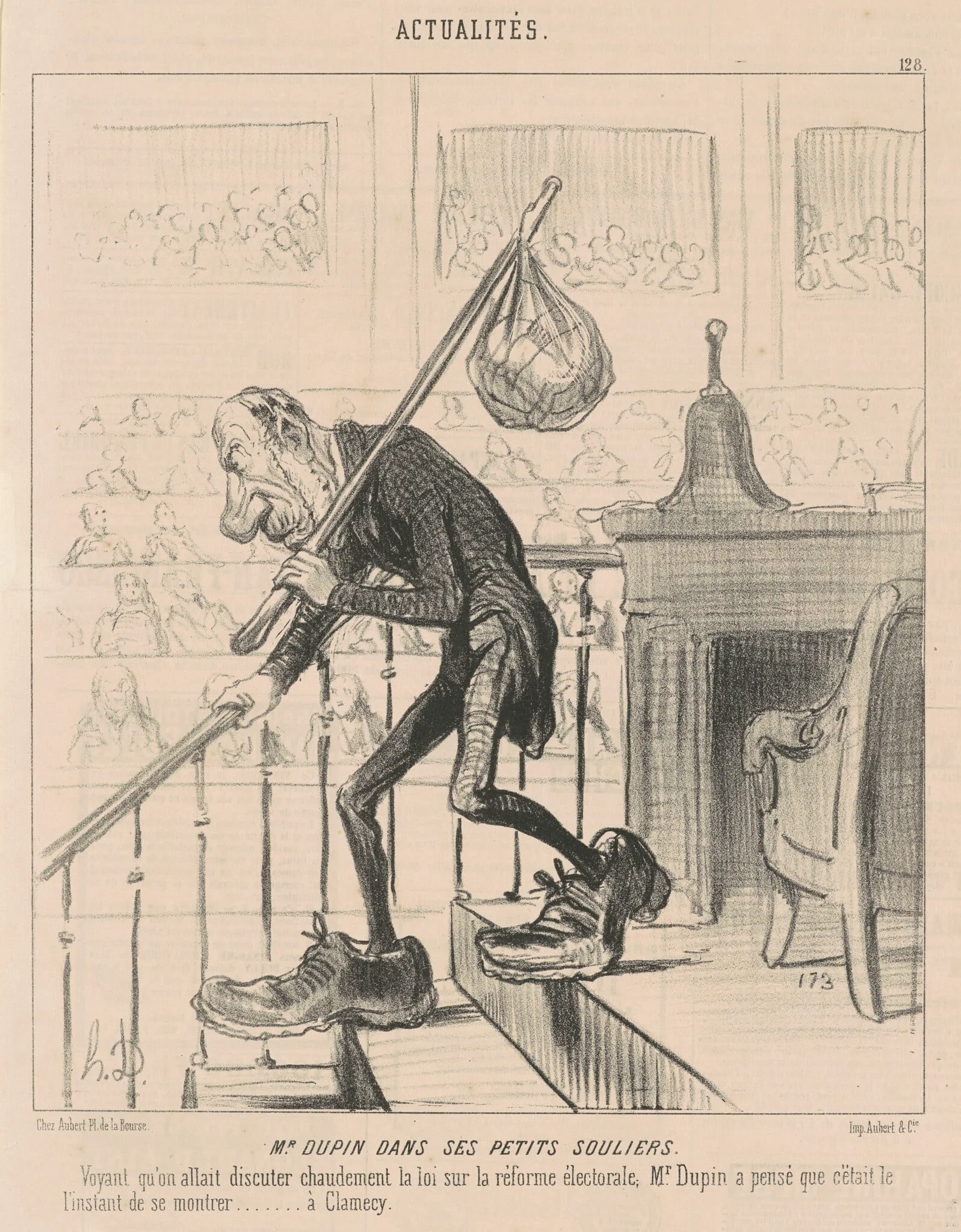 M. Dupin dans ses petits souliers, detail
