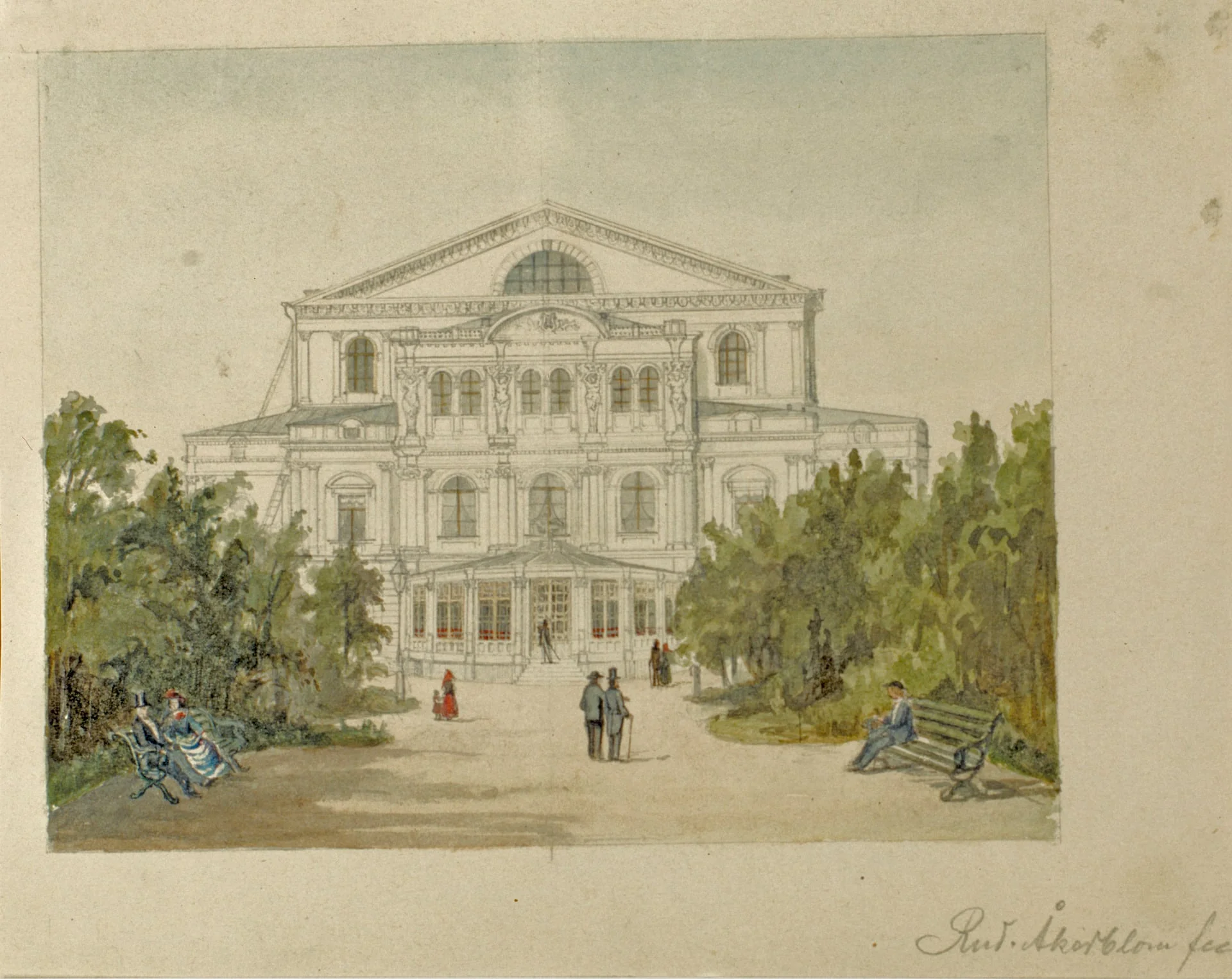 (Uusi) Ruotsalainen teatteri, detail