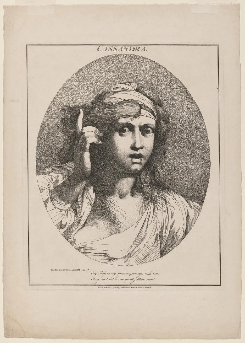 Cassandra, by John Hamilton Mortimer, ink, 1776