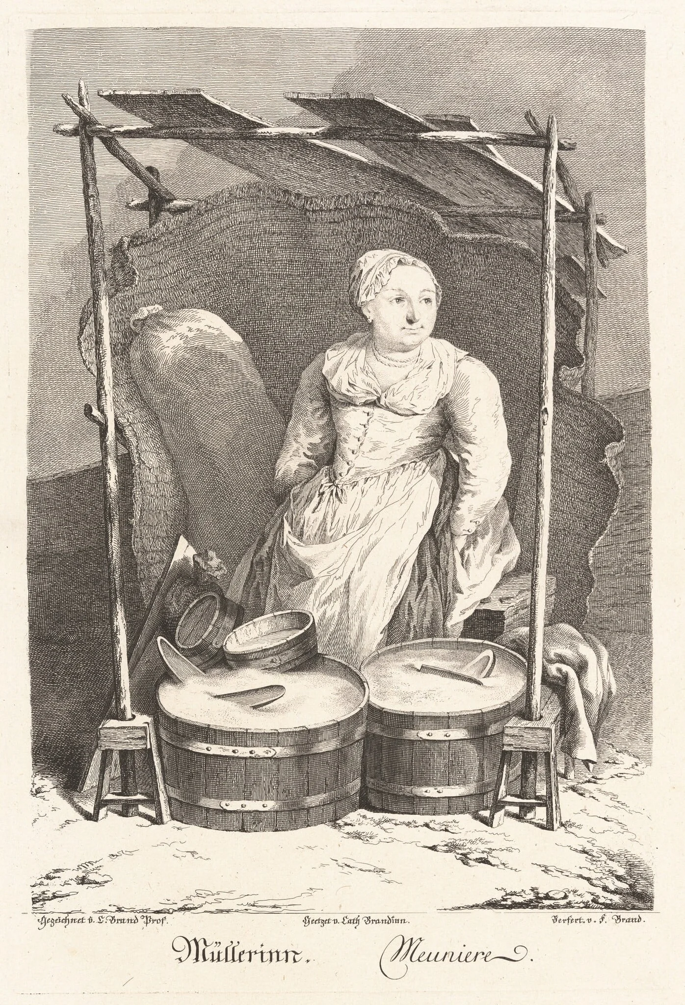 Müllerinn (Miller), detail