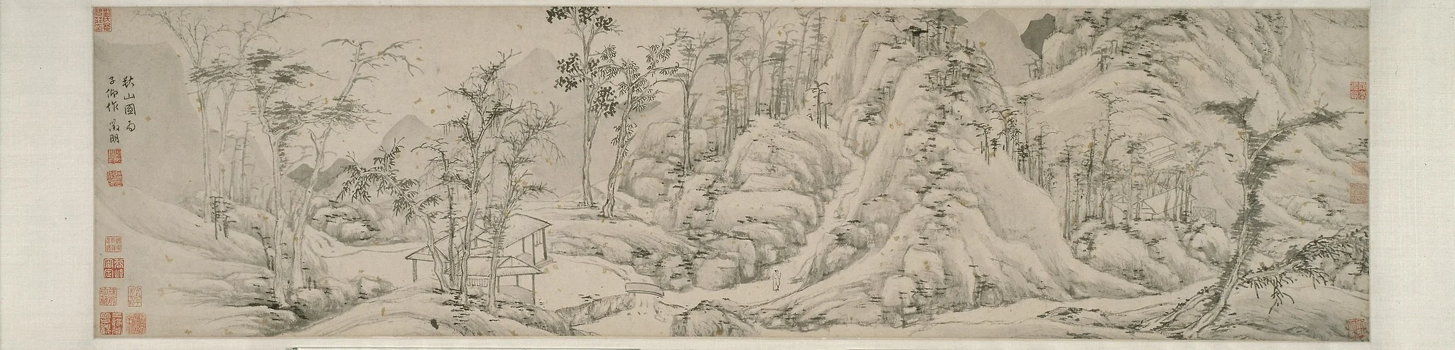 Autumn Mountains, detail