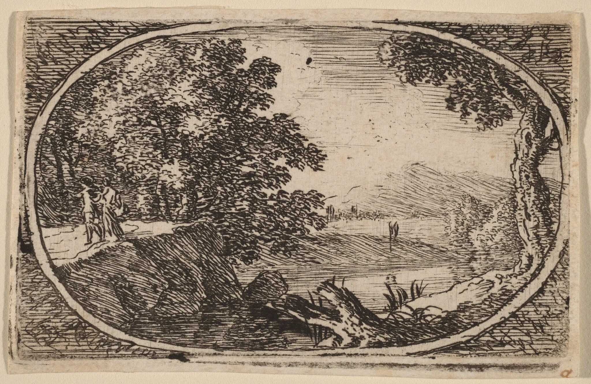 The Stump near the River, detail