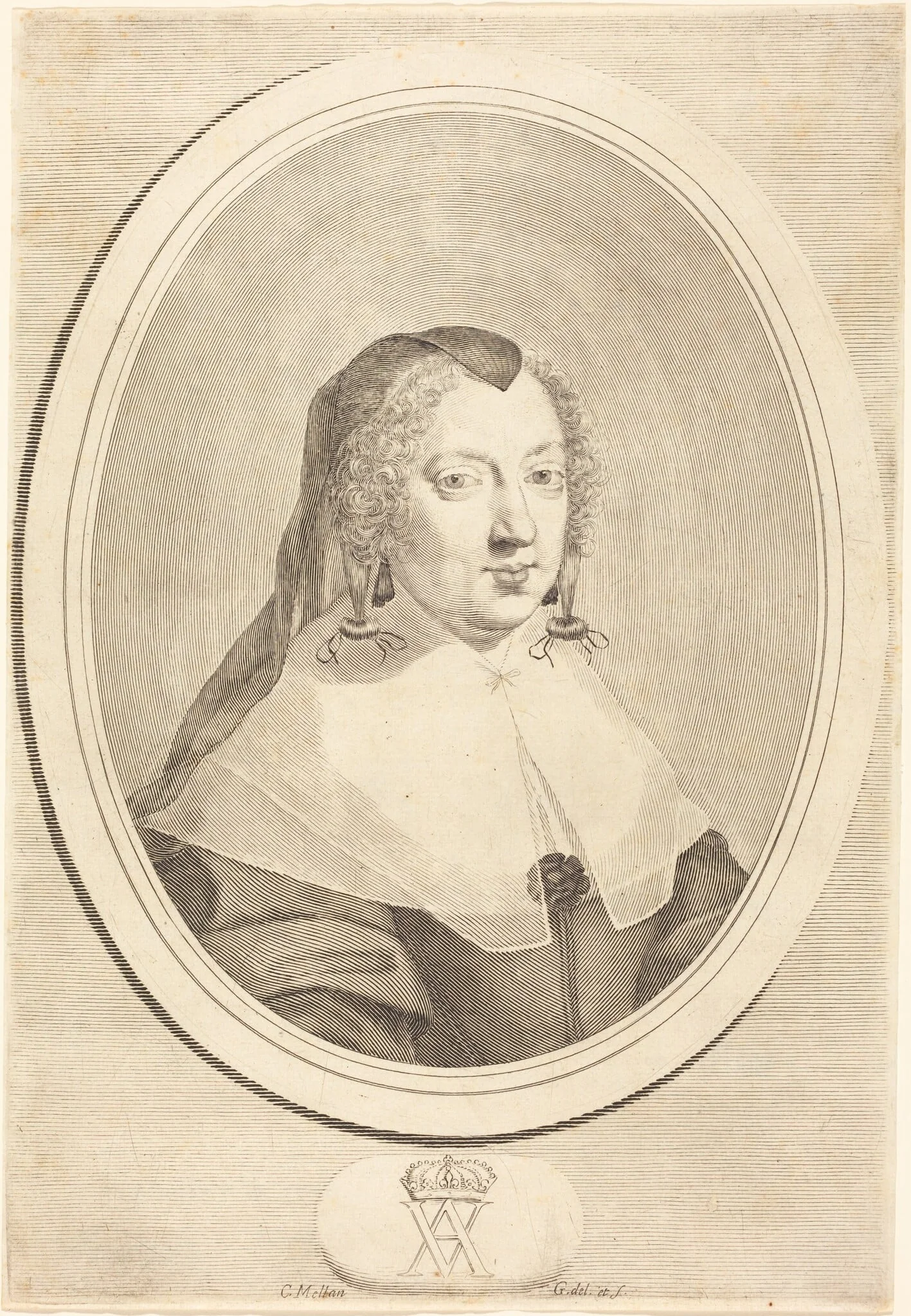 Anne of Austria, detail