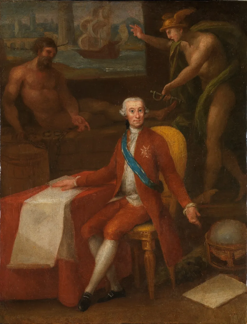 José Moñino y Redondo, 1st Count of Floridablanca, by Bernardo Martínez del Barranco, oil