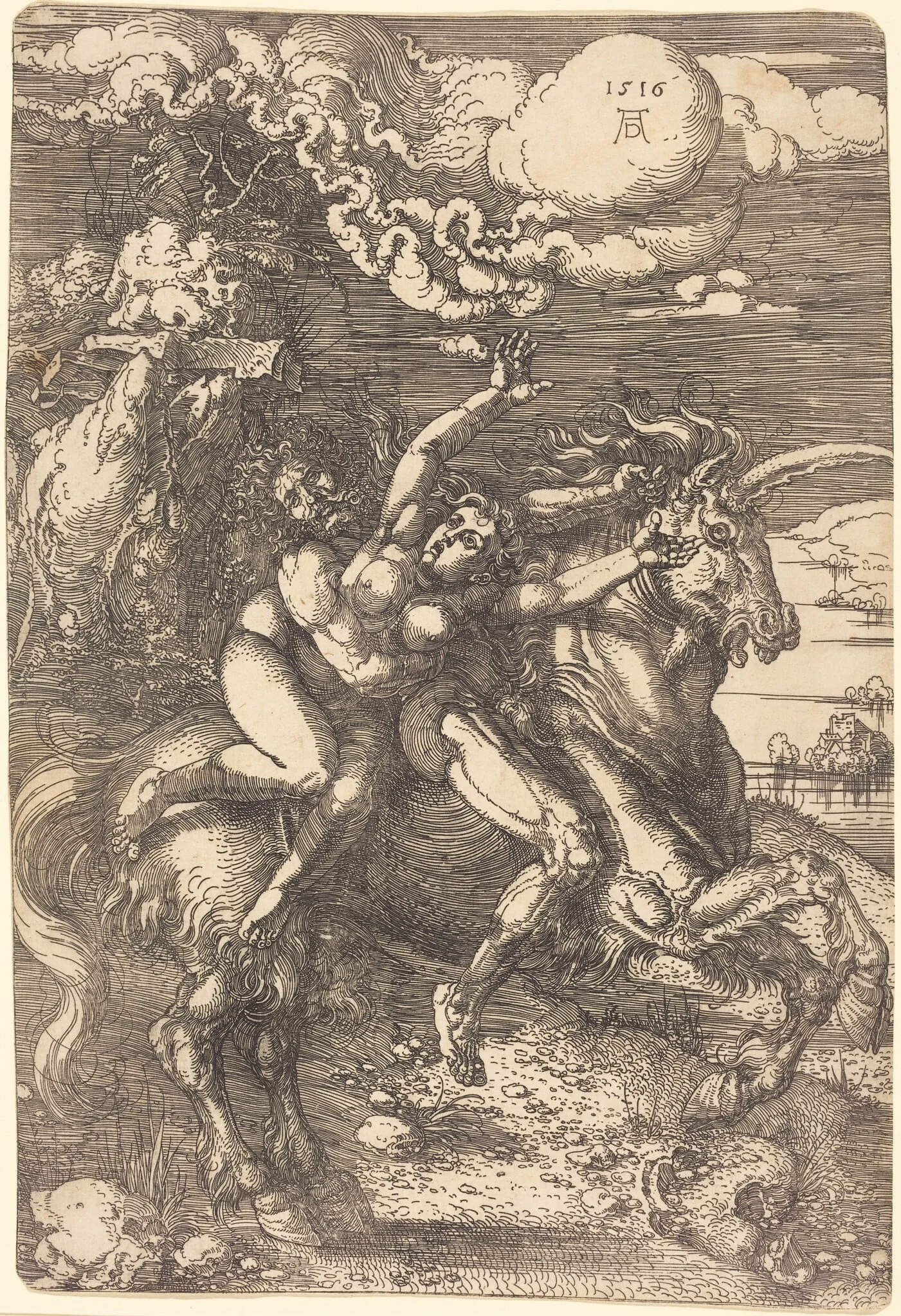 Abduction on a Unicorn, detail
