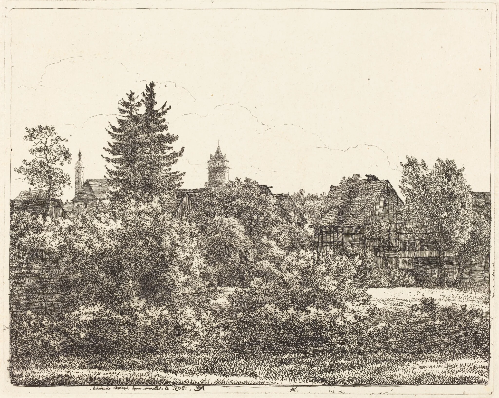 Lauban in Silesia, detail
