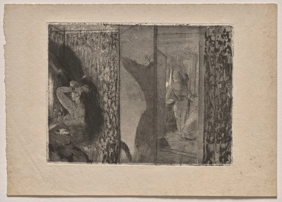 Actresses in Their Dressing Rooms, detail