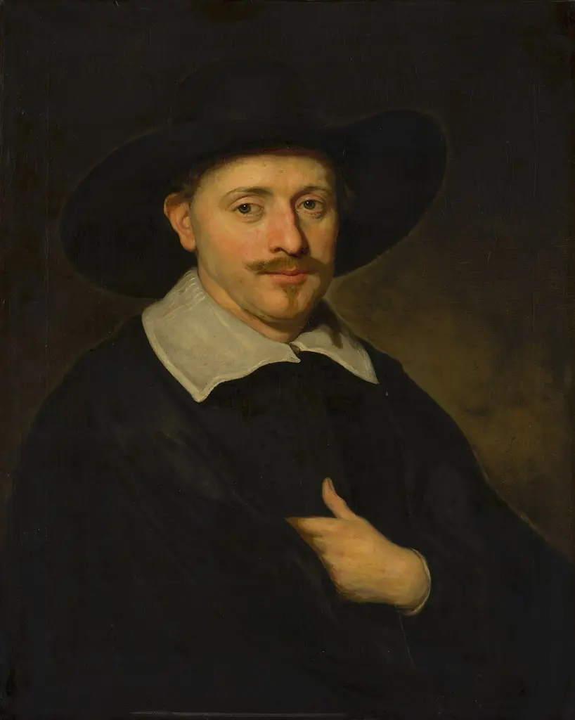 Portrait of a man, by Govert Flinck, oil, 1635