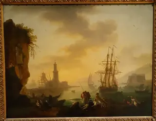 Le port, by Joseph Vernet, oil