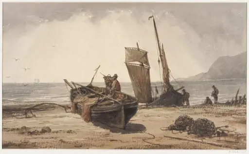 Untitled, by Richard Henry Nibbs, watercolor, 1836