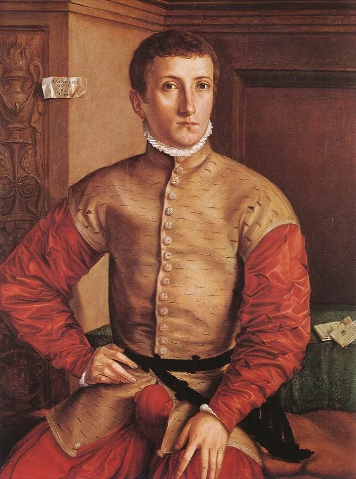 Portrait of a Seated Youth, detail