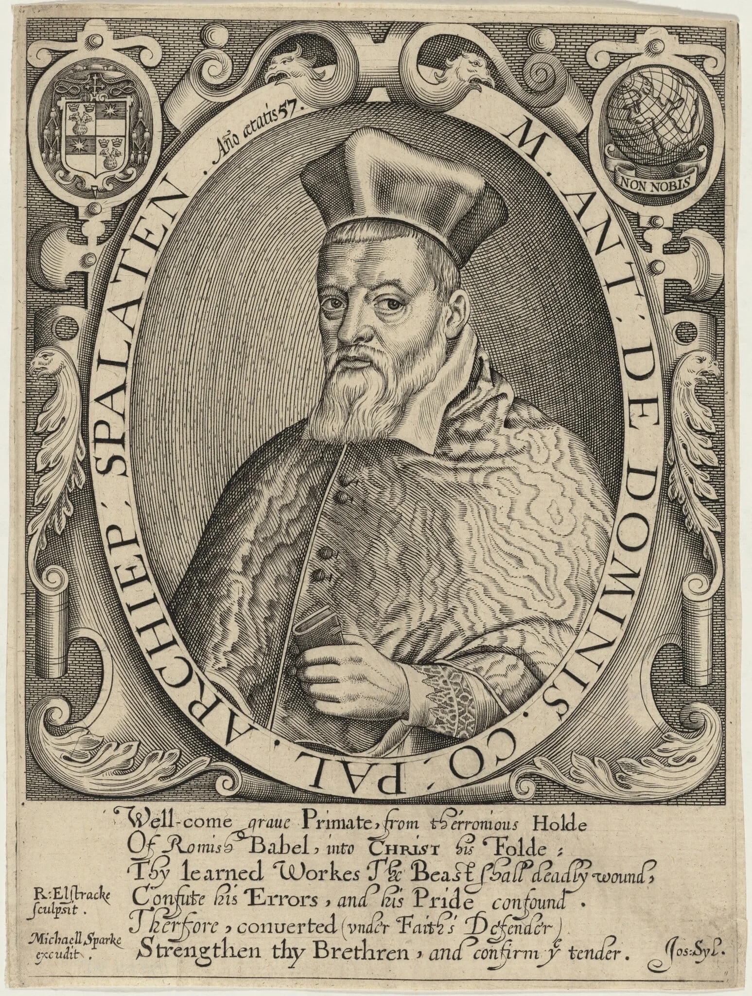 Marc Antonis De Dominis, detail
