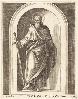 Saint Paul, by Jacques Callot, ink, 1610