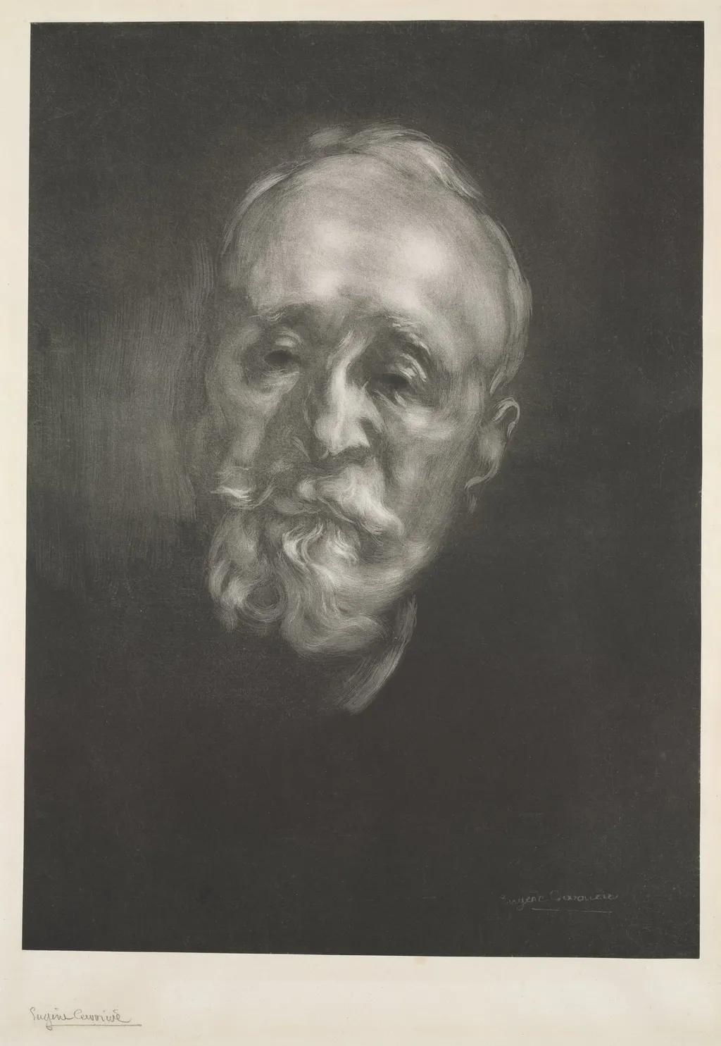 Puvis de Chavannes, by Eugène Carrière, 1897