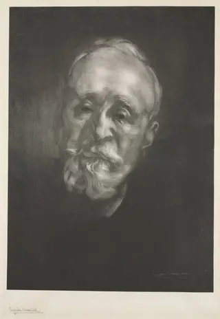 Puvis de Chavannes, by Eugène Carrière, 1897
