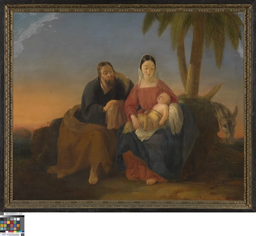 Rest on the Flight into Egypt, detail