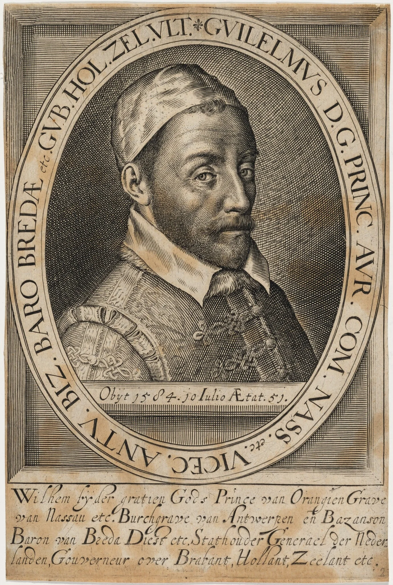 William I, Prince of Orange, detail