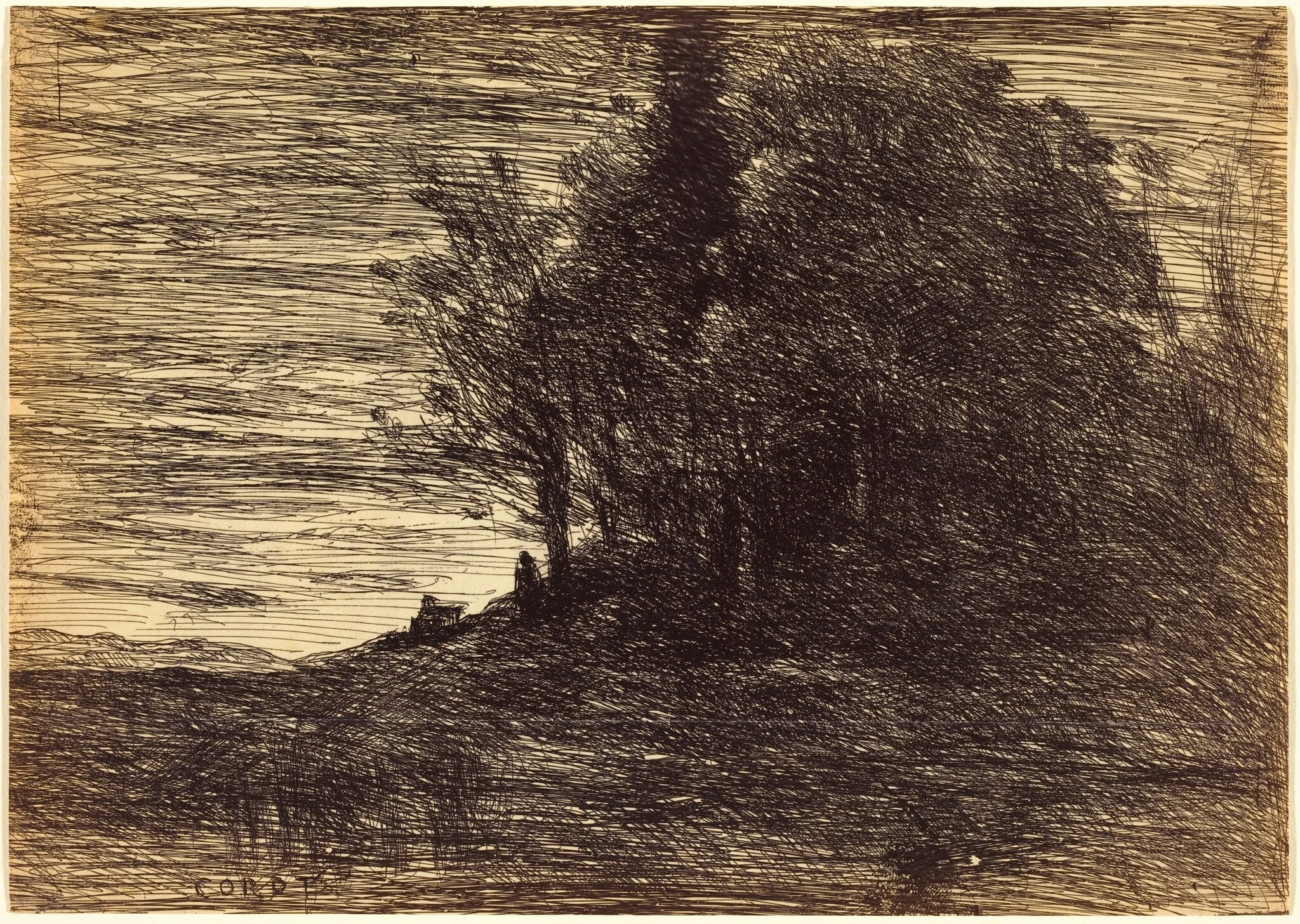 Hermit's Woods (Le Bois de l'ermite), detail