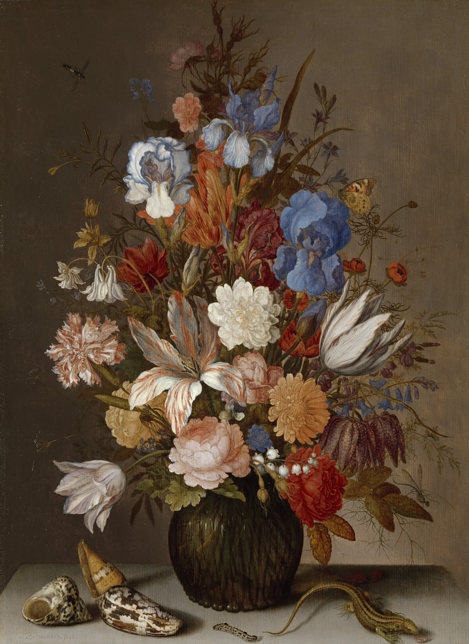 Still Life with Flowers, detail