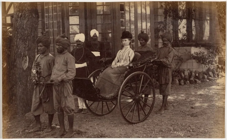 Miss Lyall, Shimla, detail
