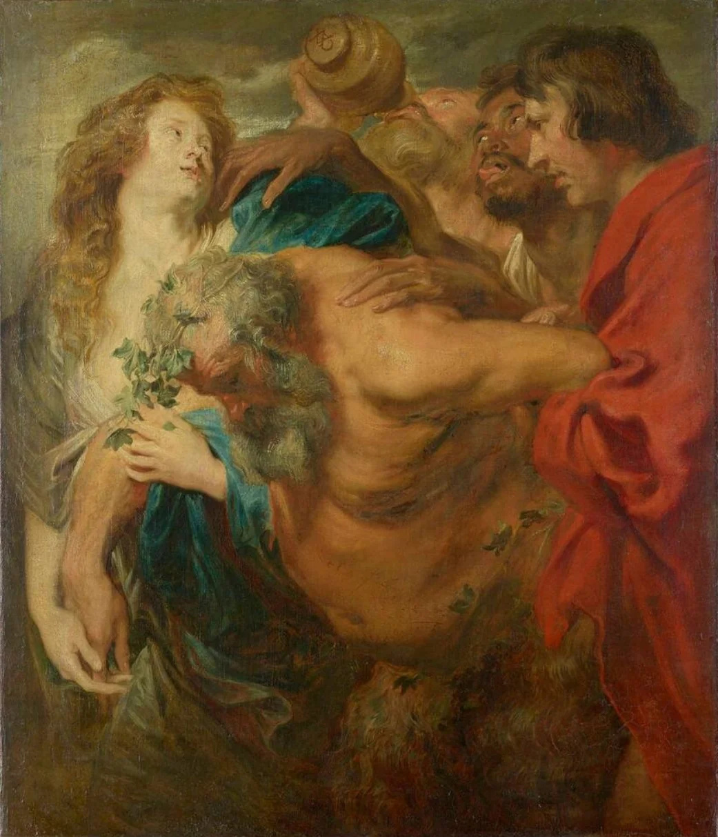 Drunken Silenus, detail