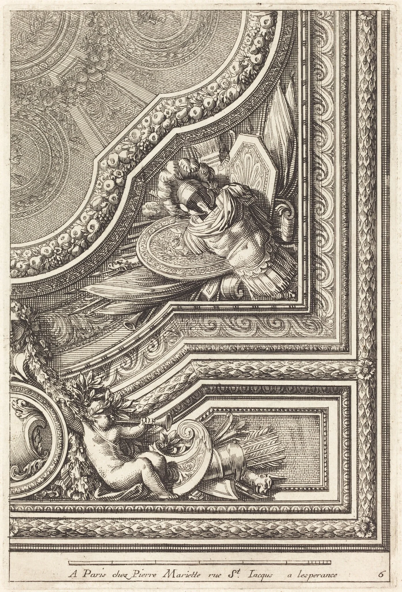Quarts de plafons, detail