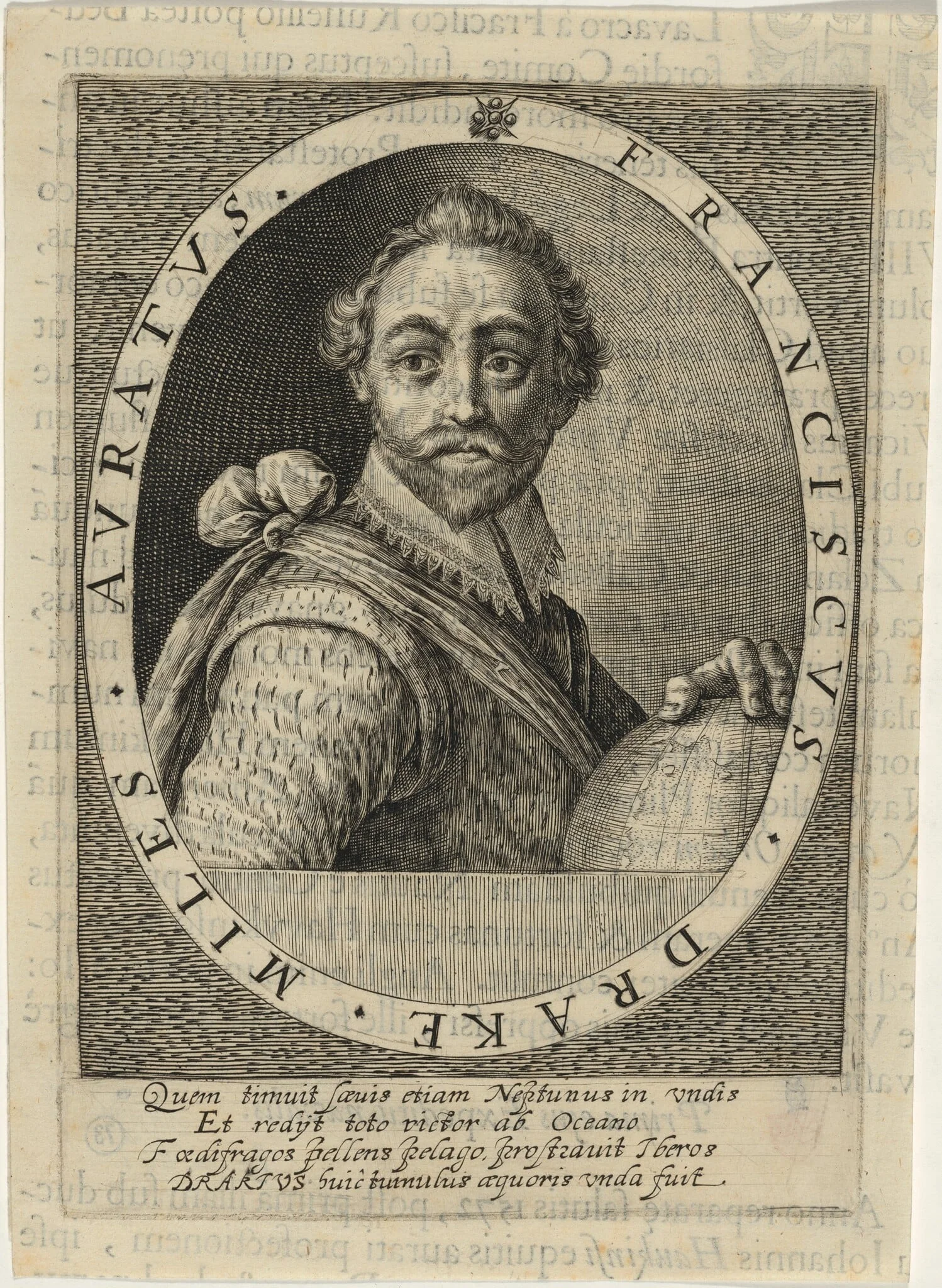 Sir Francis Drake, detail