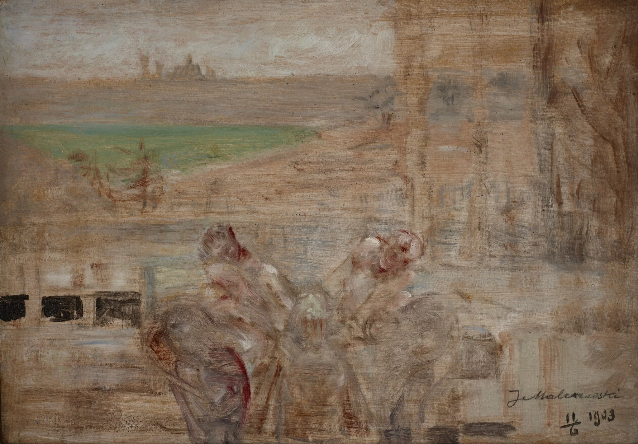 Sketch to "The Poisoned Well”, detail