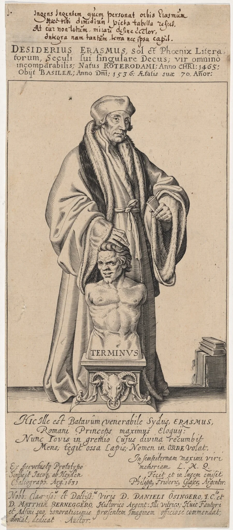 Desiderius Erasmus Rotterdam, detail