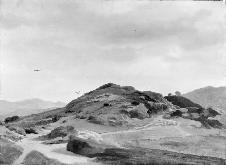 A Rocky Landscape: Italy, detail