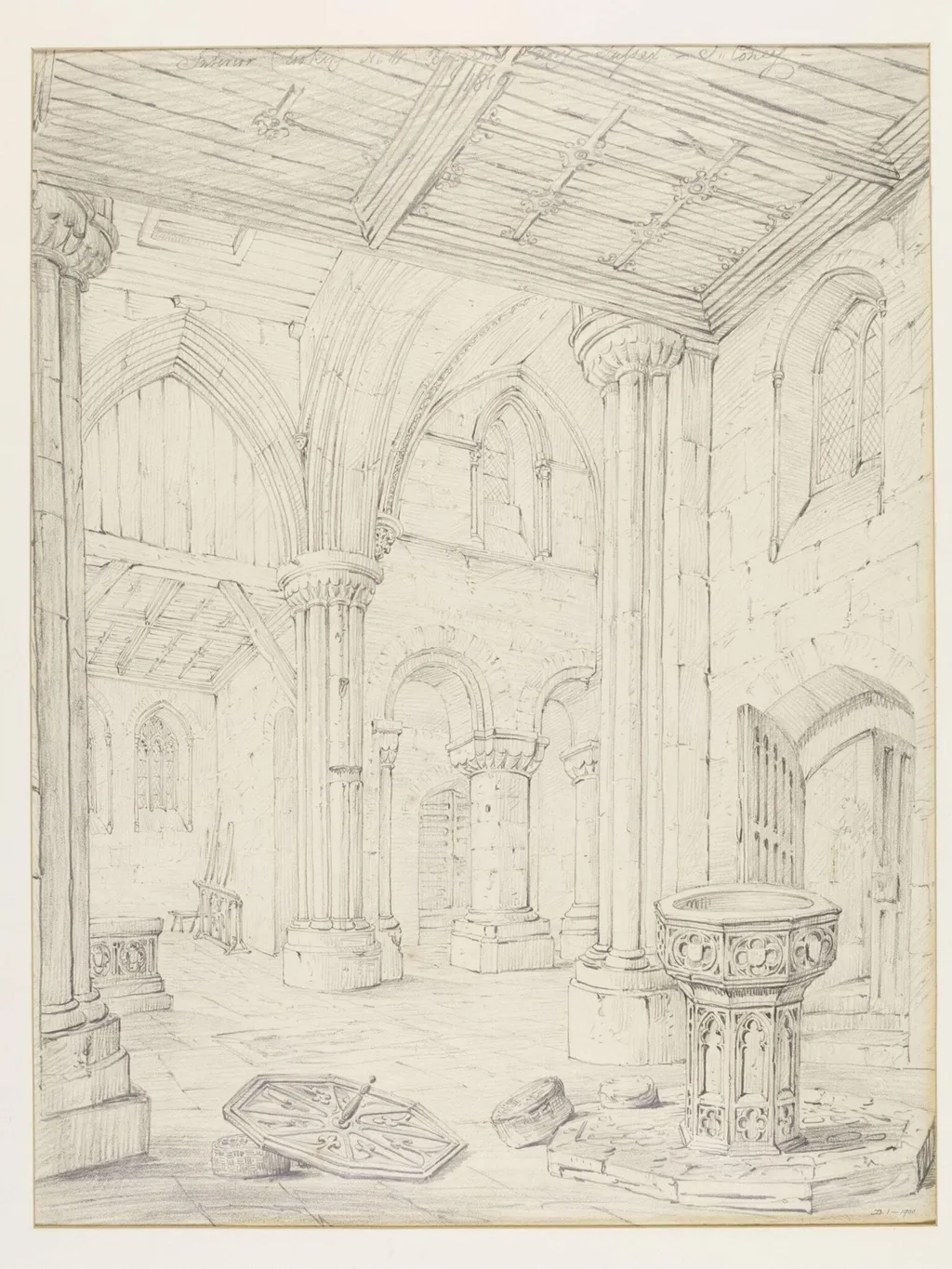 Priory church at Boxgrove, by Coney, 1819