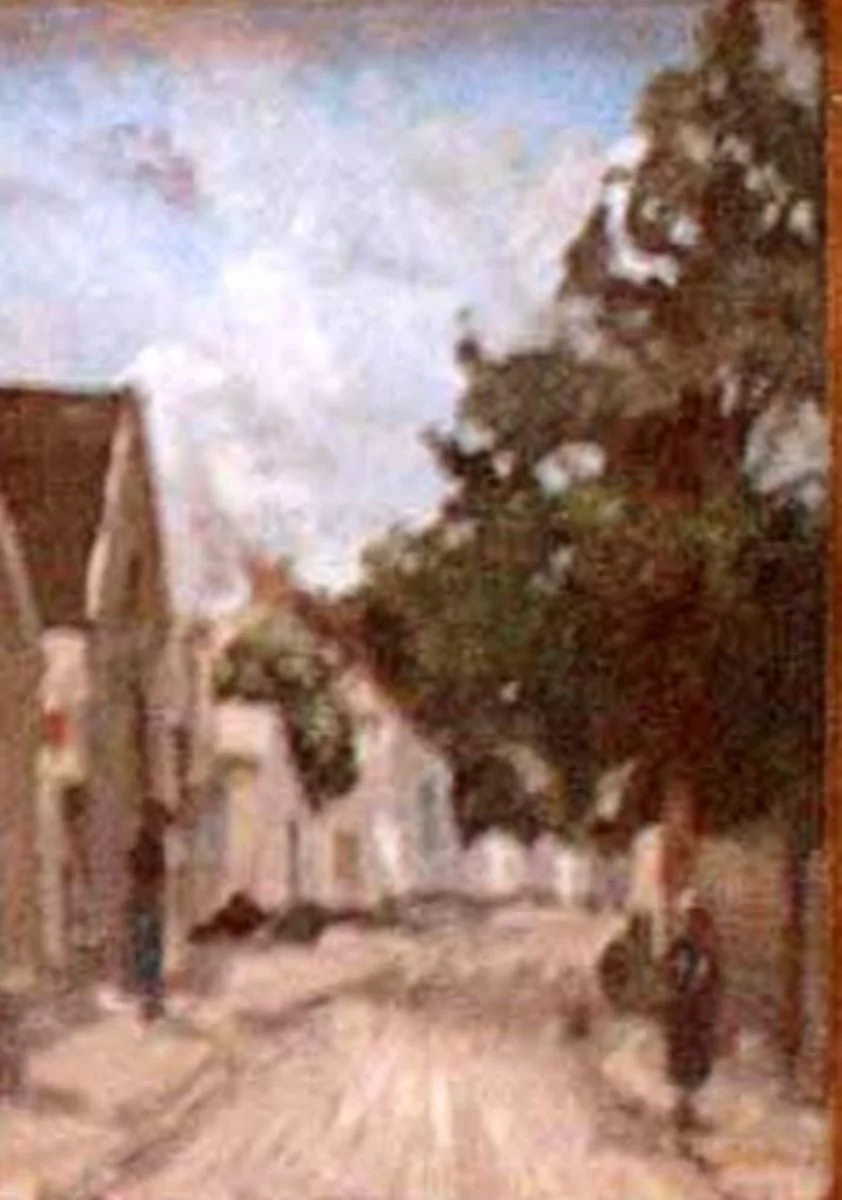 Stradă la Barbizon, detail
