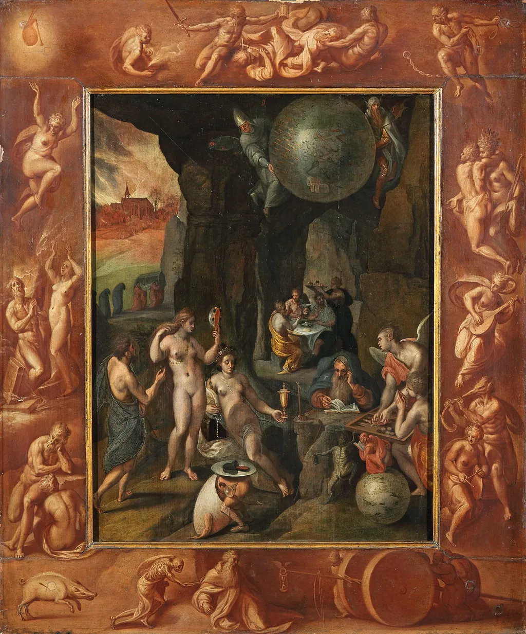 The Temptation of St. Anthony, by Frans Francken the Younger, paint, 1621
