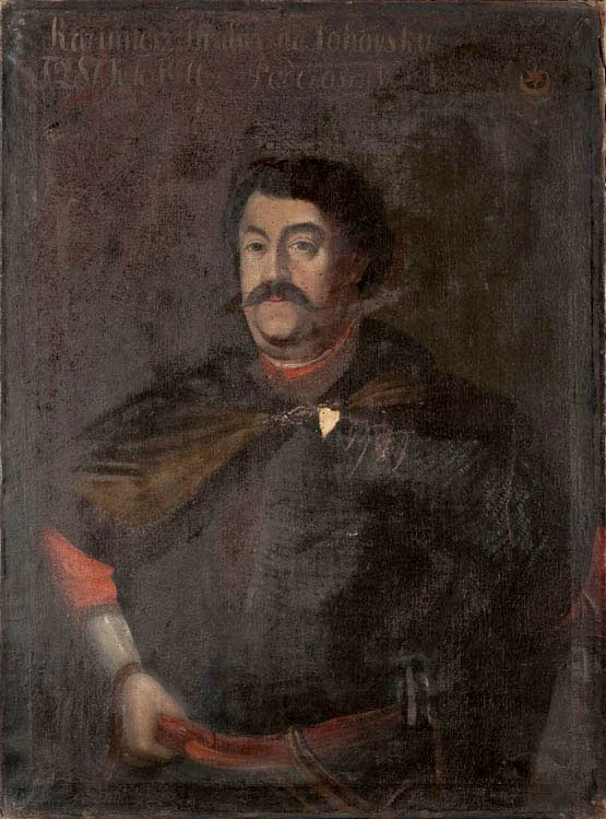 Portrait of Kazimierz Tyszkiewicz, Leliwa coat of arms (?–1652), cup-bearer of the Grand Duchy of Lithuania, detail