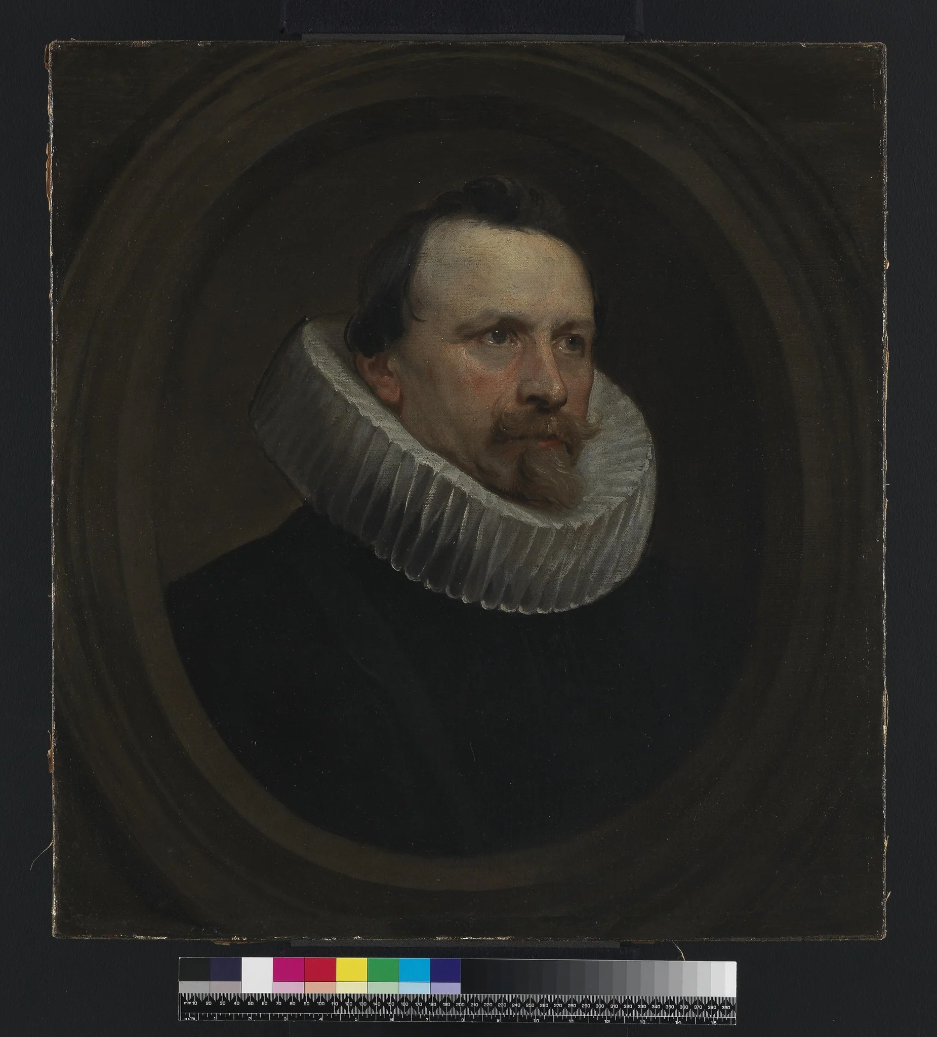 Portrait of a man, detail