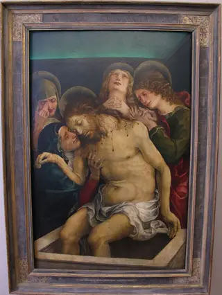Lamentation of Christ, by Liberale da Verona, unspecified, 1496