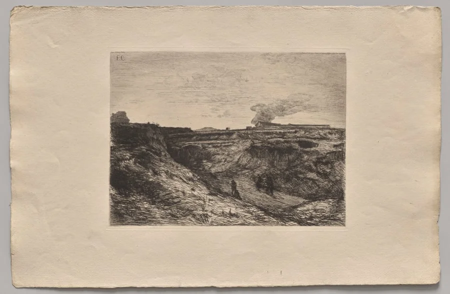 Quarries Near Montmartre, detail