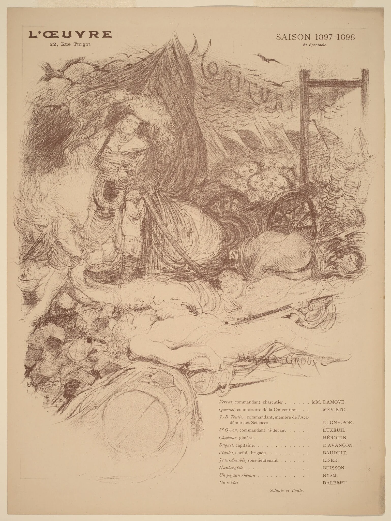 Morituri, detail