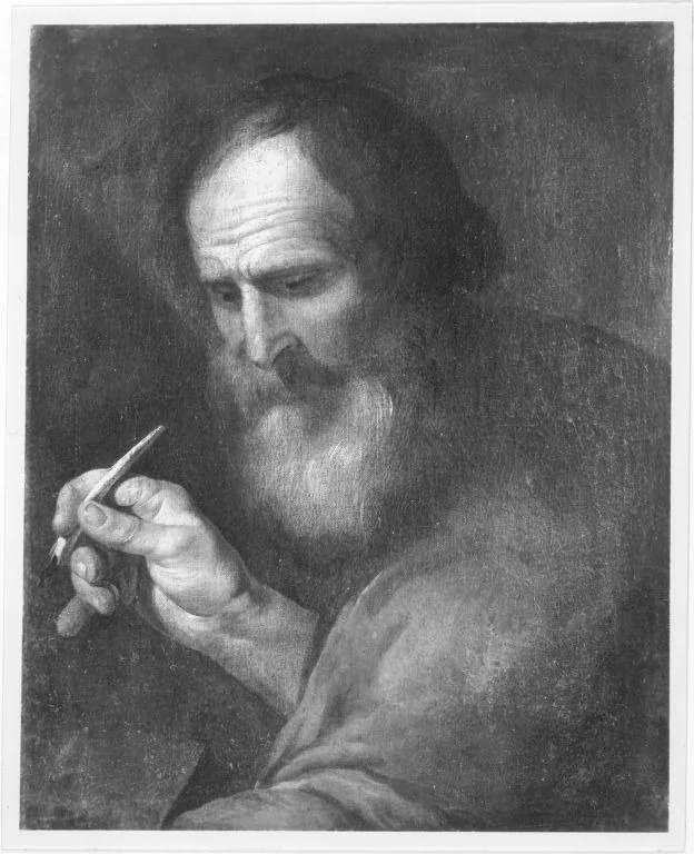 Ein Evangelist, detail