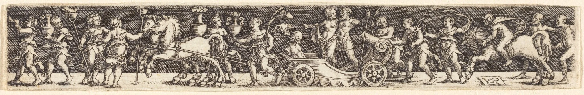 Triumphal Procession, detail