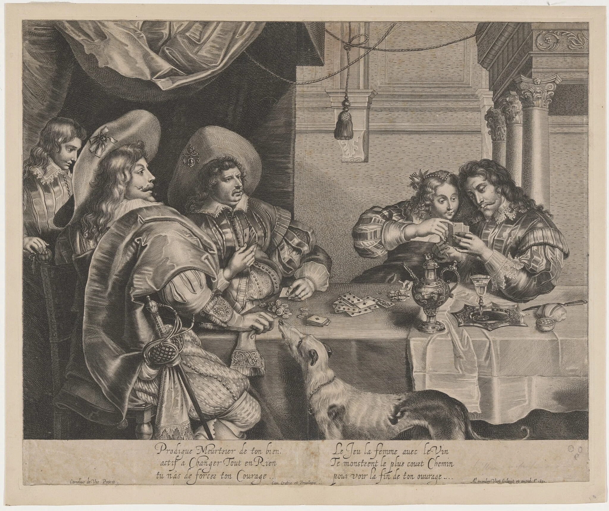 The Card Players, detail
