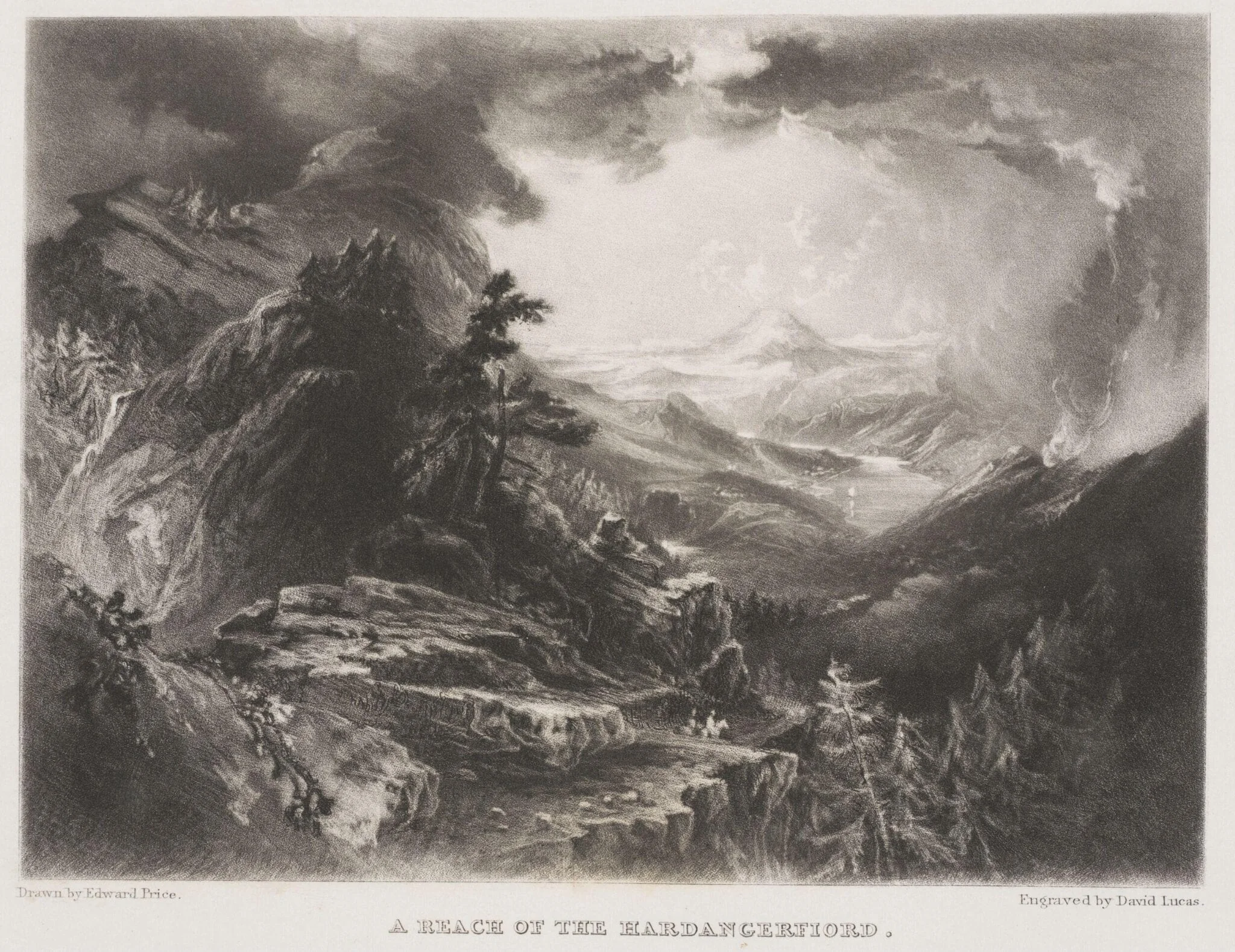 A Reach of the Hardangerfi-ord, detail