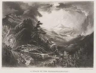 A Reach of the Hardangerfi-ord, by Edward Price, 1834